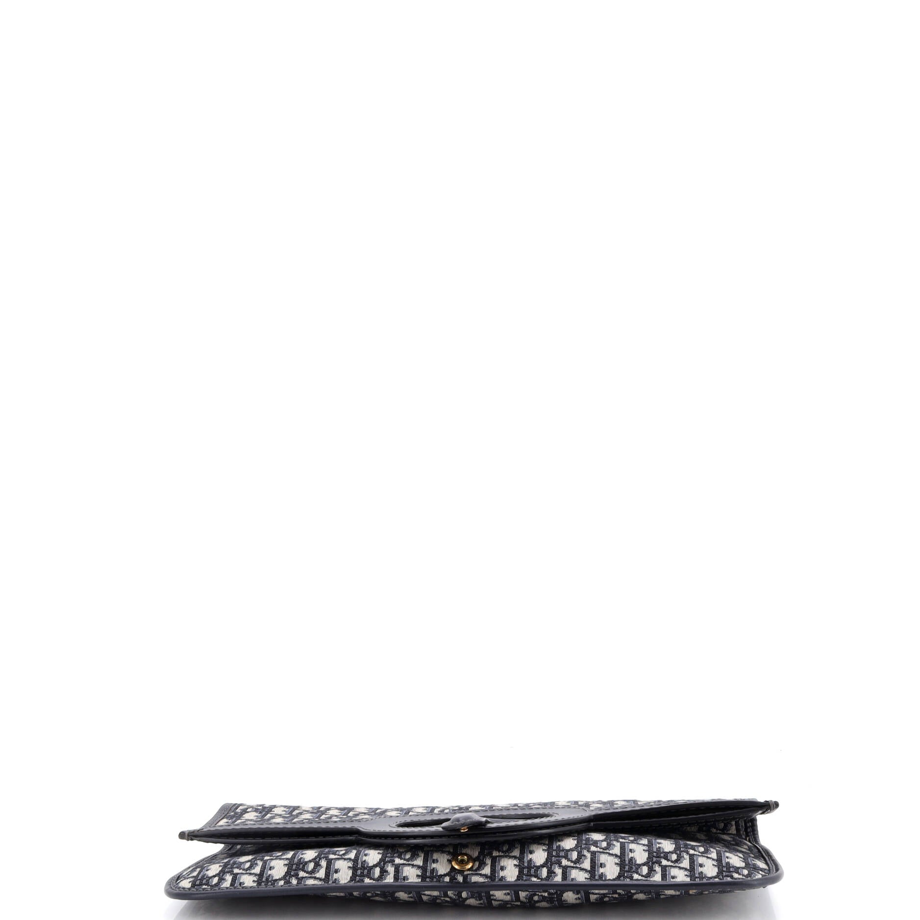 Fold Over Clutch Oblique Canvas