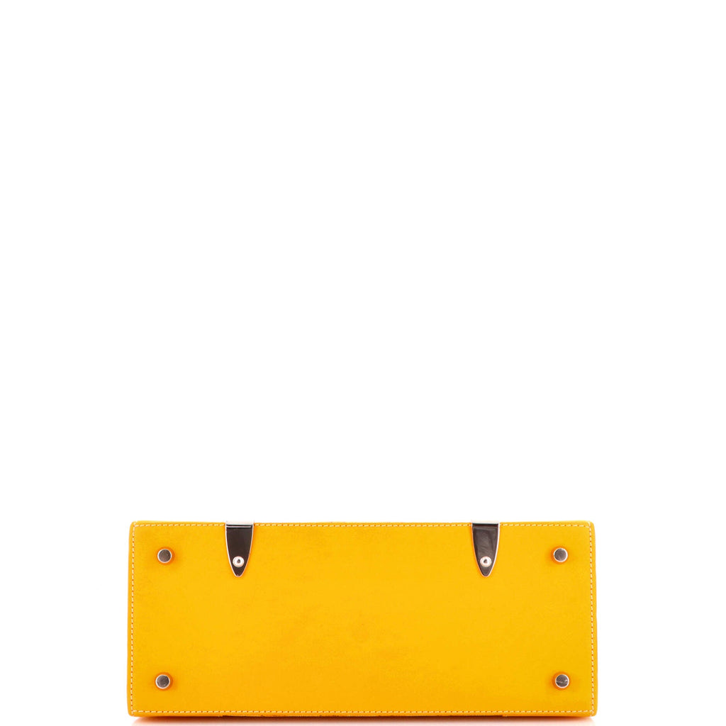 Saigon Top Handle Bag Coated Canvas with Leather PM