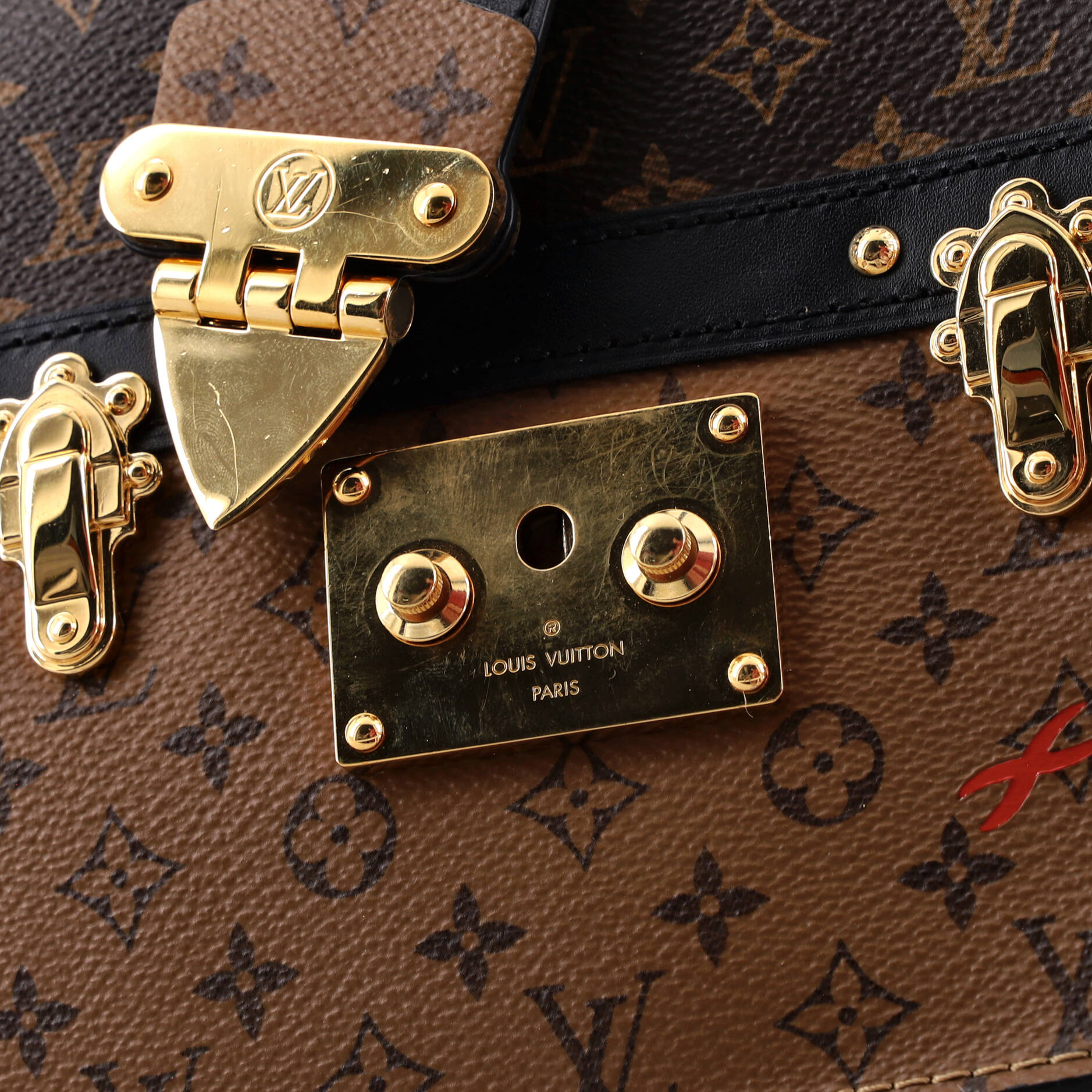 Trunk Clutch Reverse Monogram Canvas