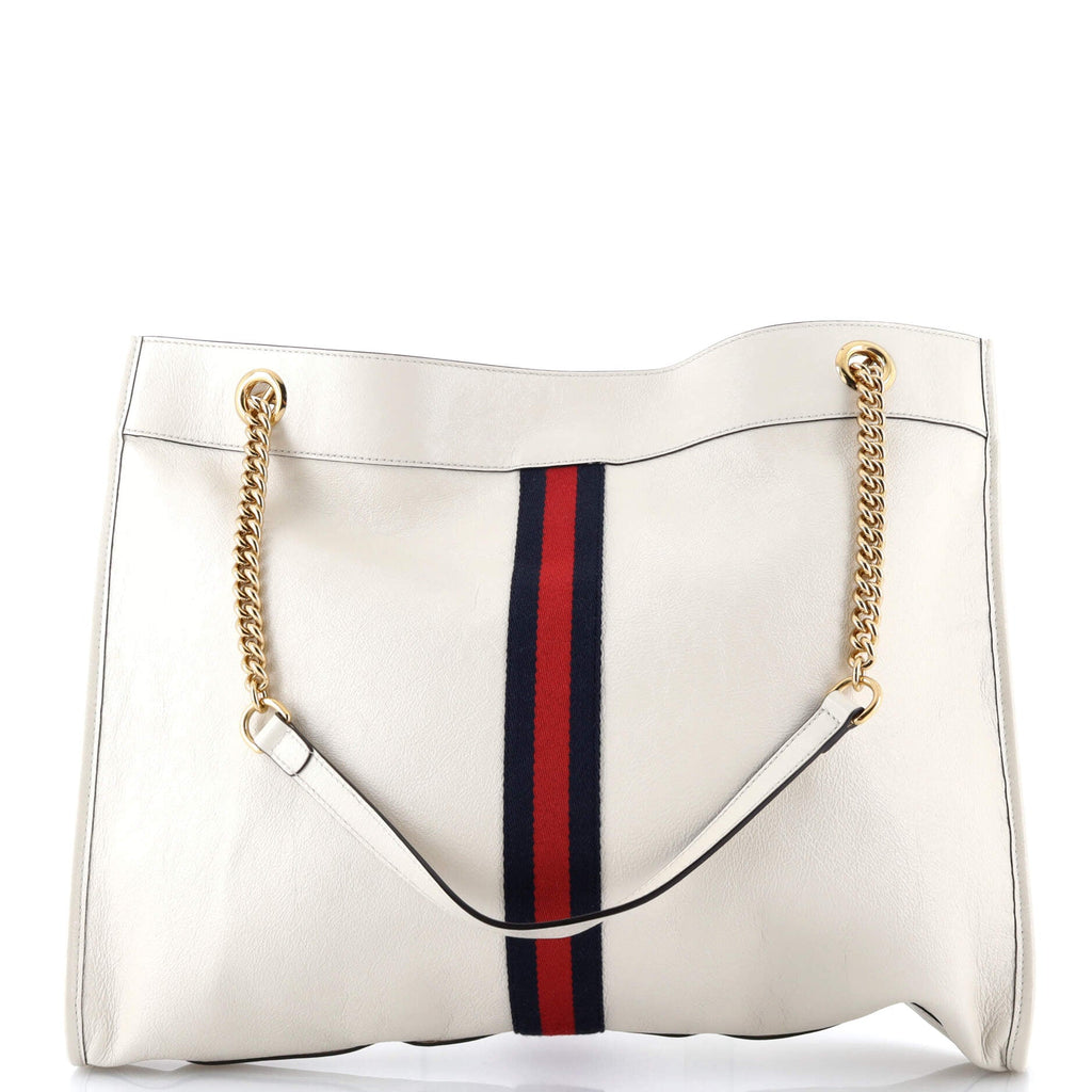 Rajah Chain Tote Leather Large