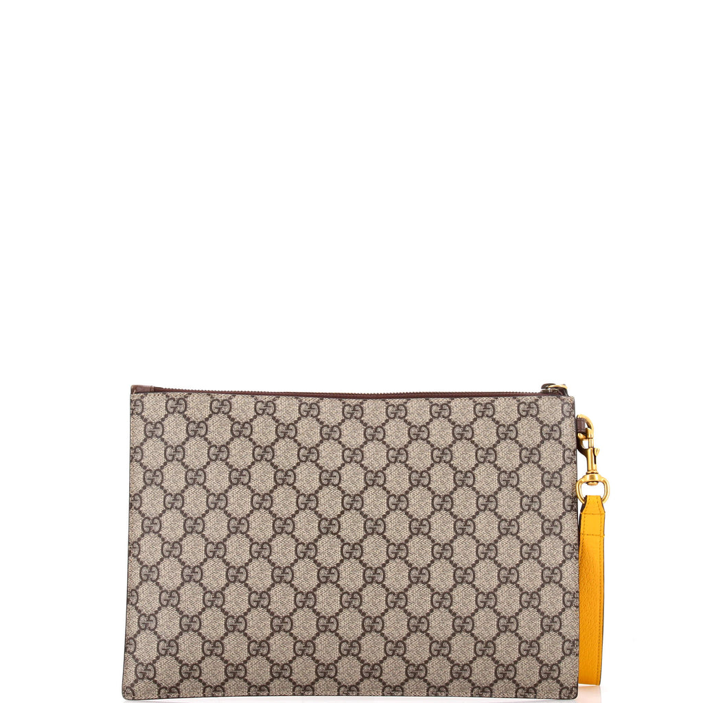 Neo Vintage Wristlet Pouch GG Coated Canvas