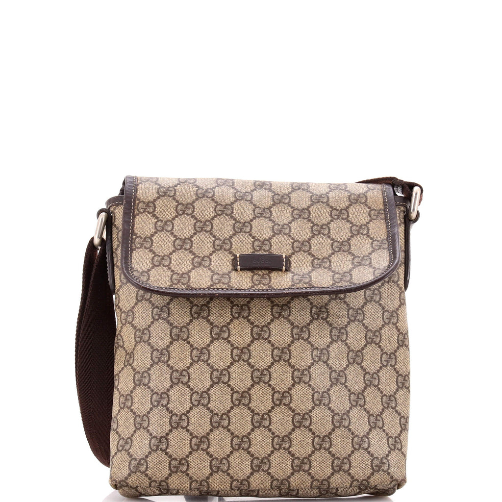 Flap Messenger GG Coated Canvas Small