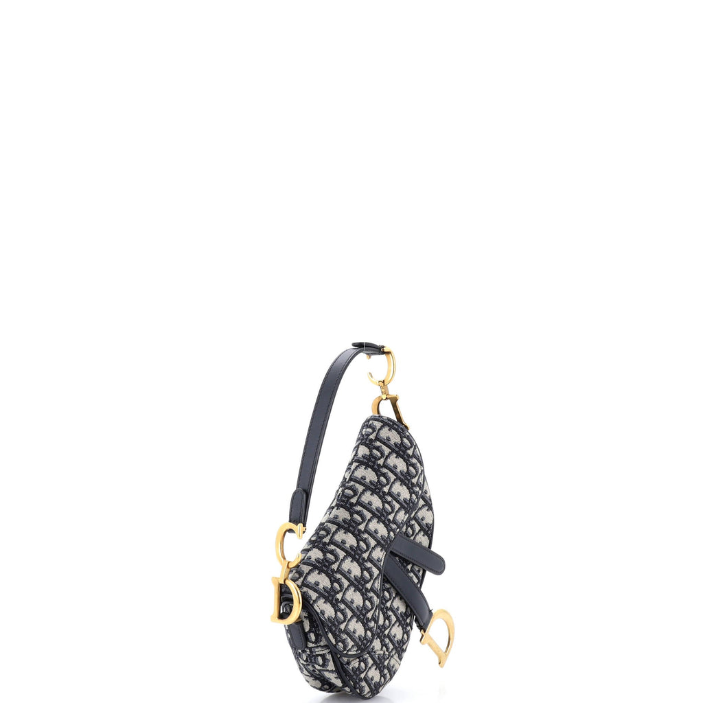 Saddle Handbag Oblique Canvas Mini