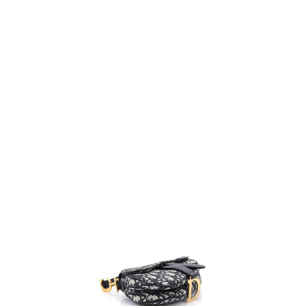 Saddle Handbag Oblique Canvas Mini