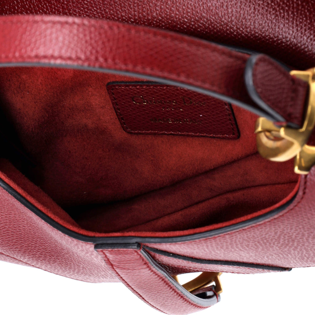 Saddle Handbag Leather Mini