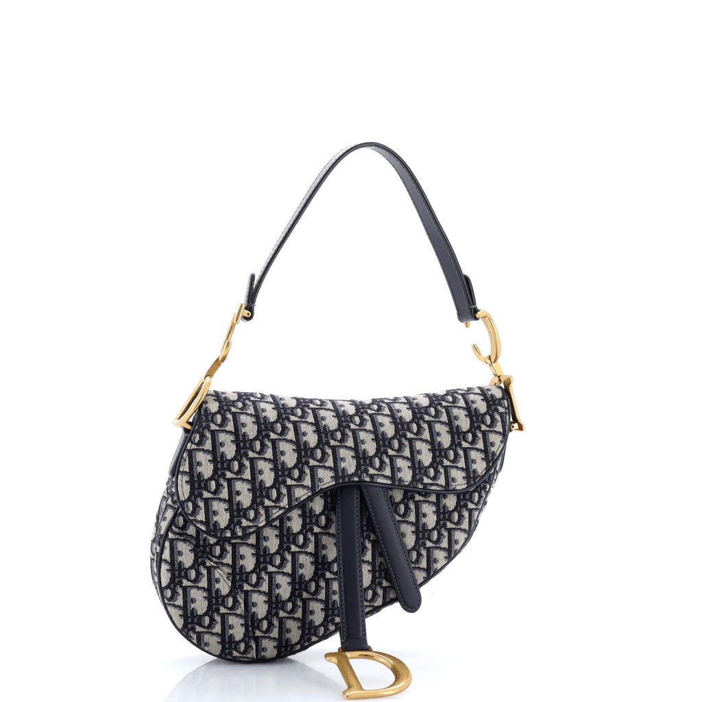 Saddle Handbag Oblique Canvas Medium
