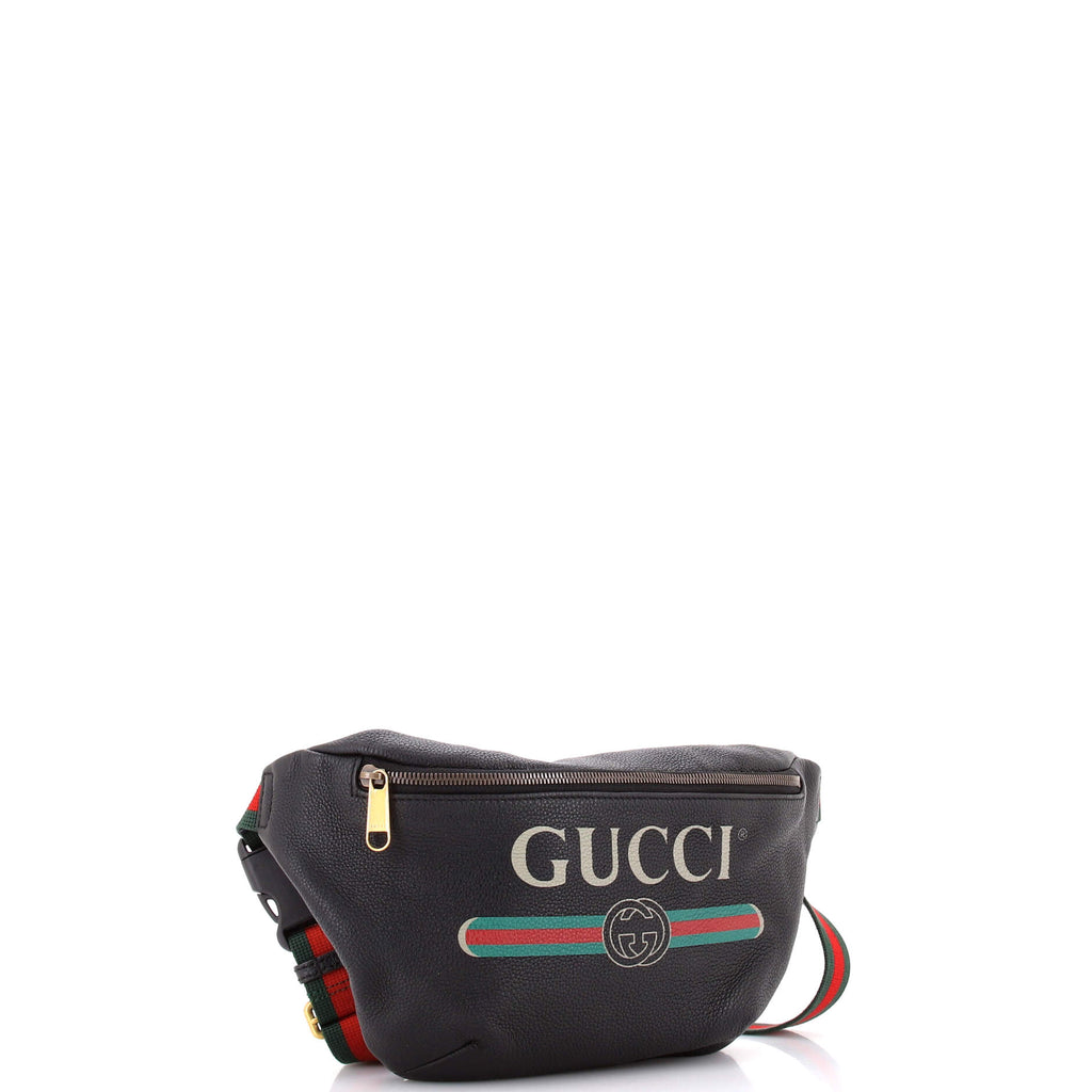 Logo Belt Bag Printed Leather Medium