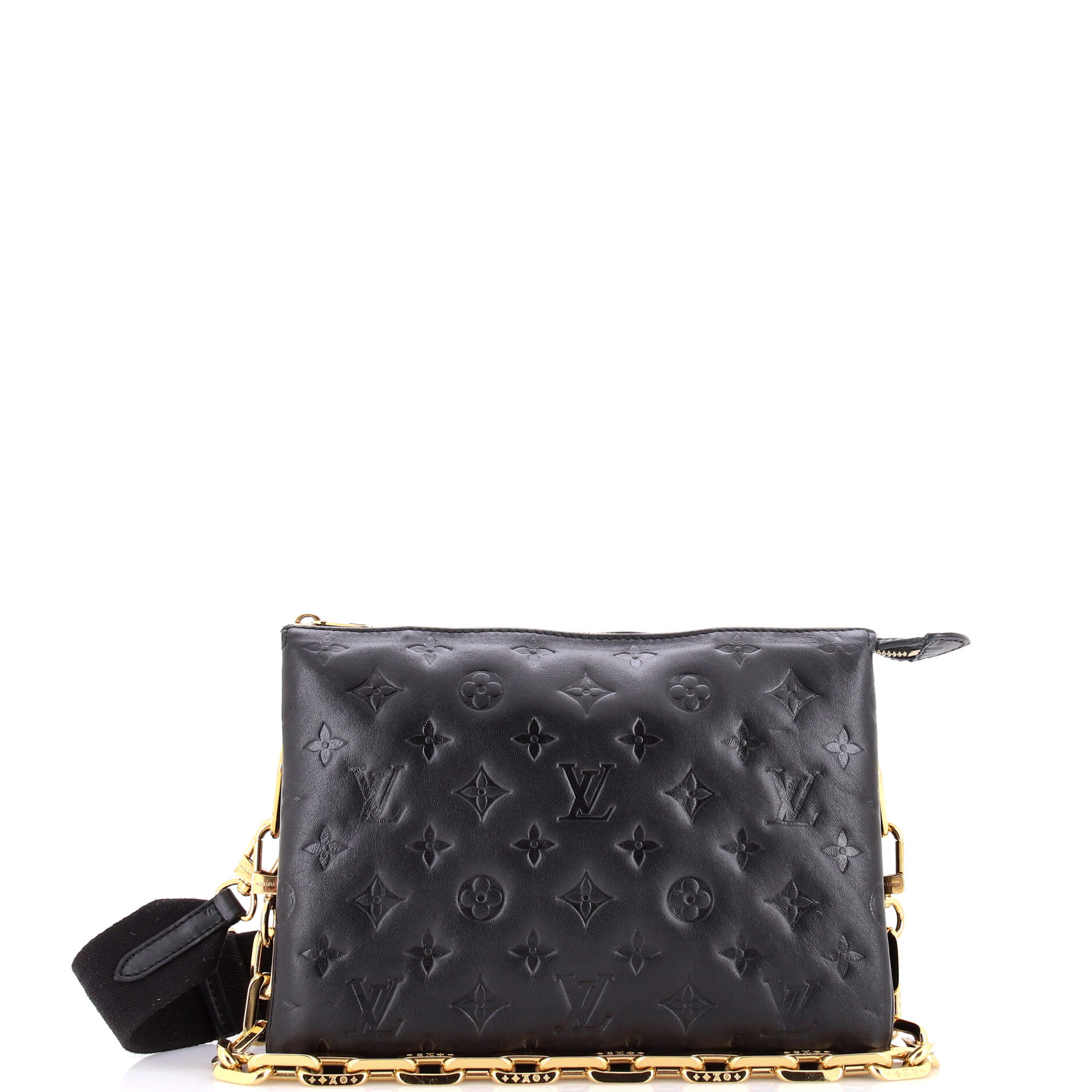 Coussin Bag Monogram Embossed Lambskin PM
