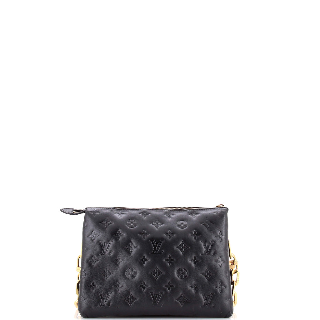 Coussin Bag Monogram Embossed Lambskin PM
