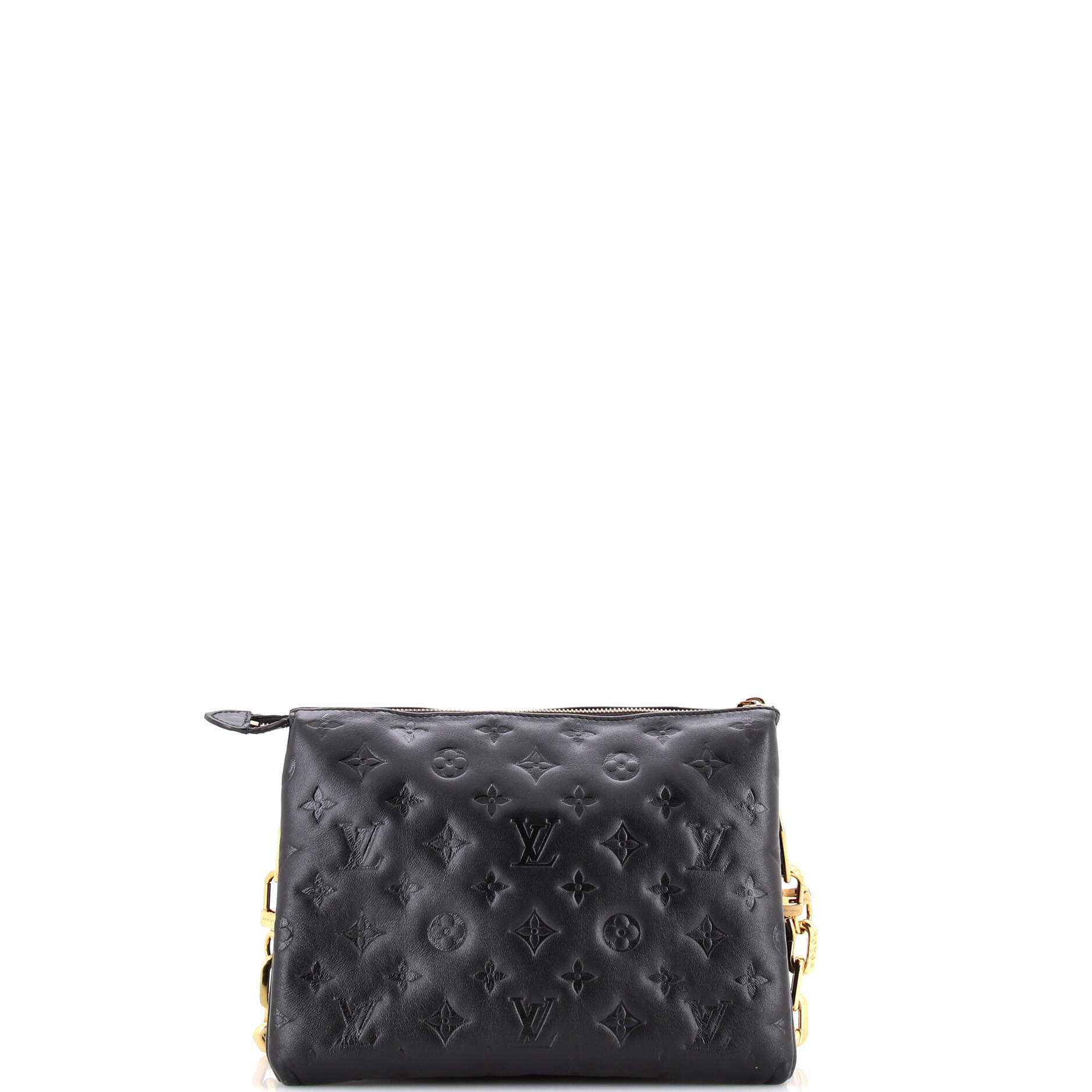 Coussin Bag Monogram Embossed Lambskin PM