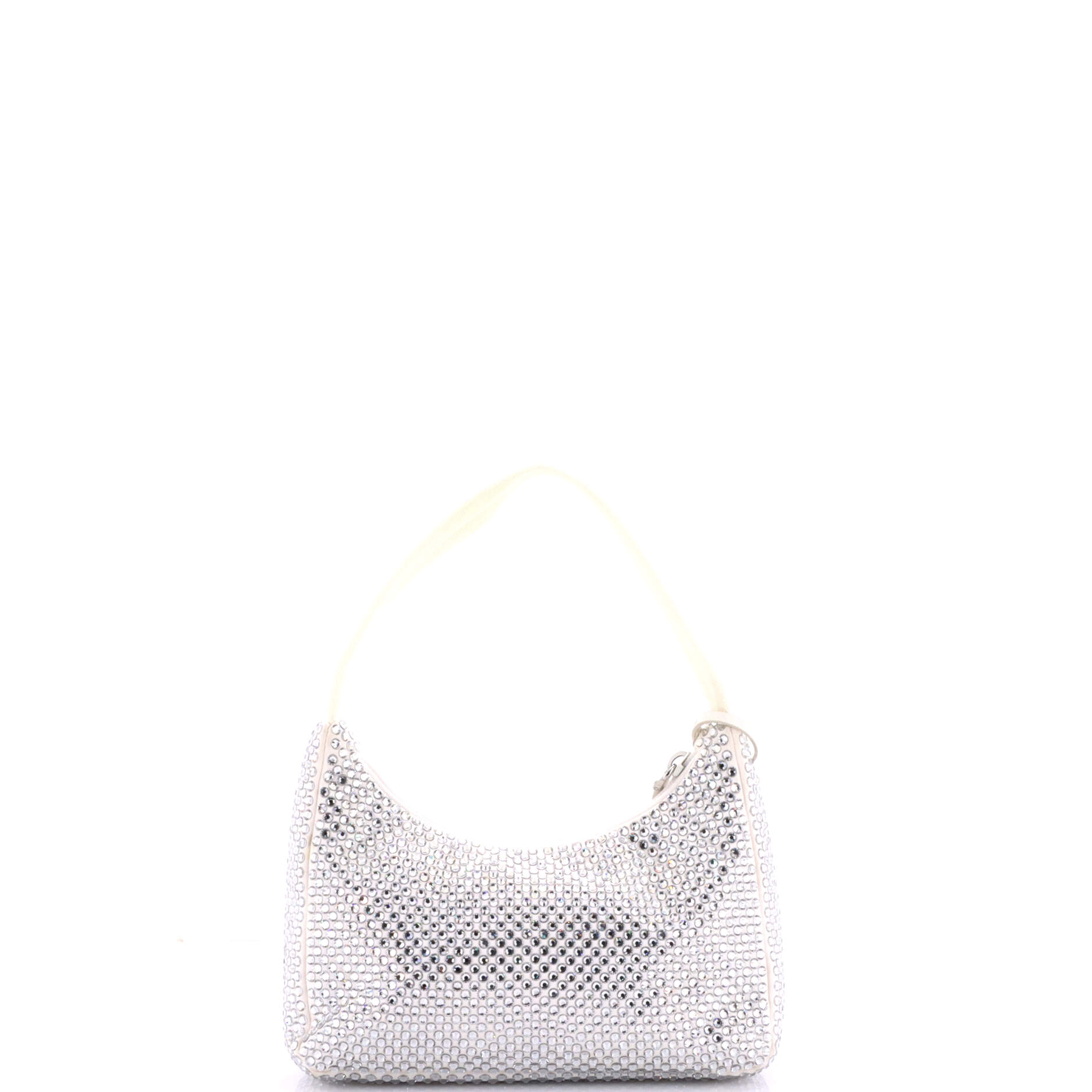 Re-Edition 2000 Hobo Crystal Embellished Satin Mini