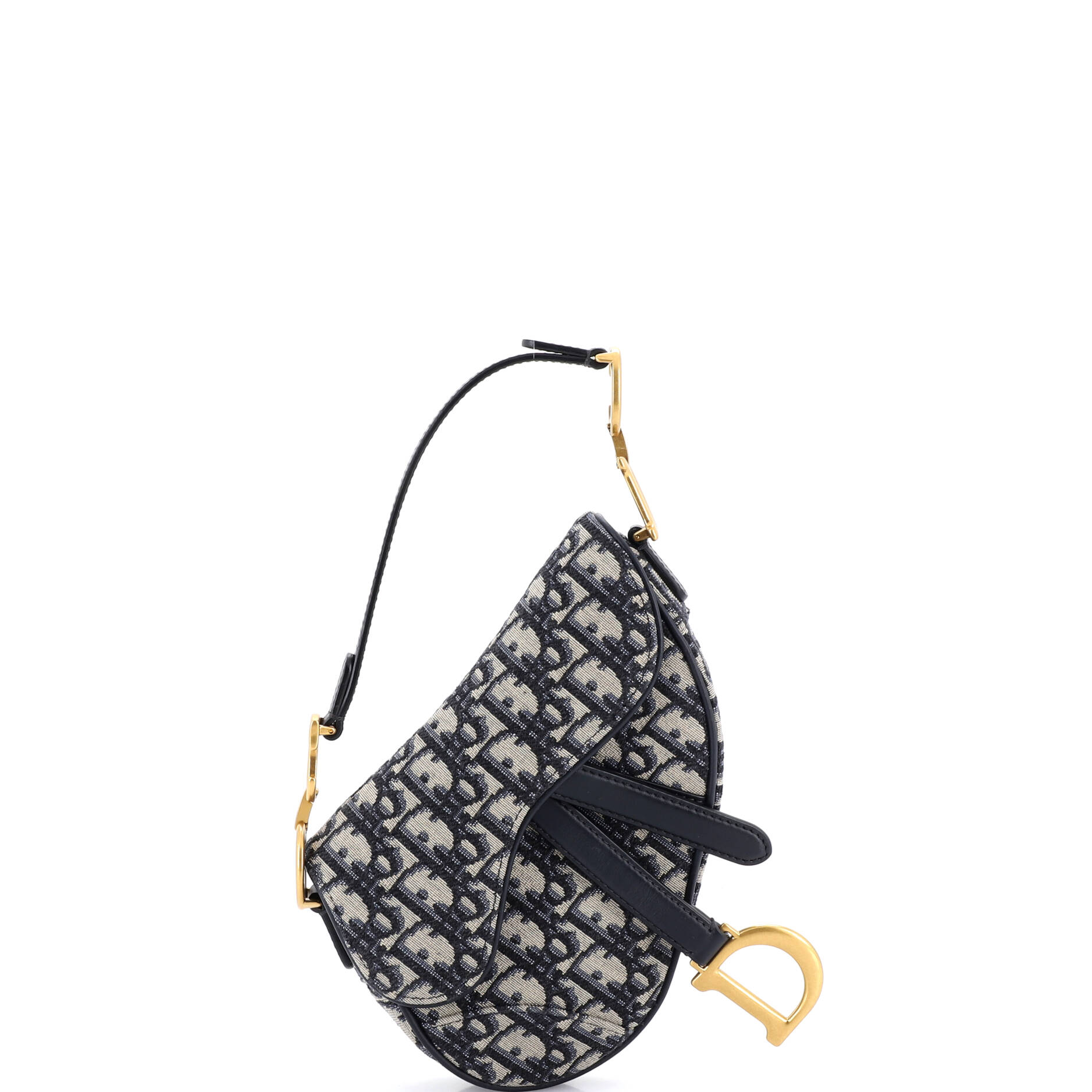 Saddle Handbag Oblique Canvas Mini