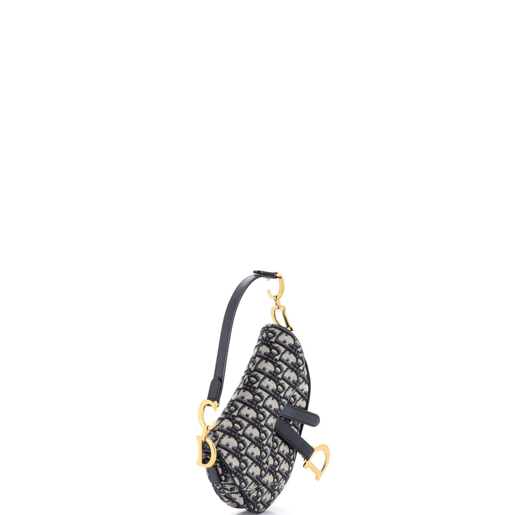 Saddle Handbag Oblique Canvas Mini