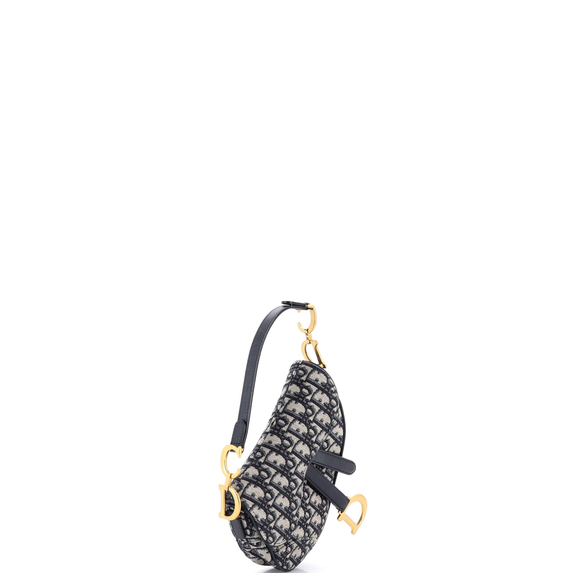 Saddle Handbag Oblique Canvas Mini