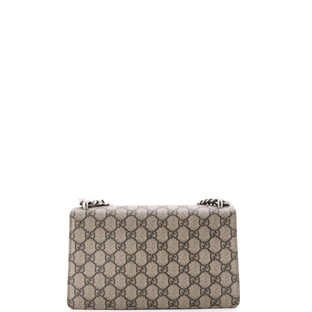 Dionysus Bag GG Coated Canvas with Crystal Embellished Metal Small