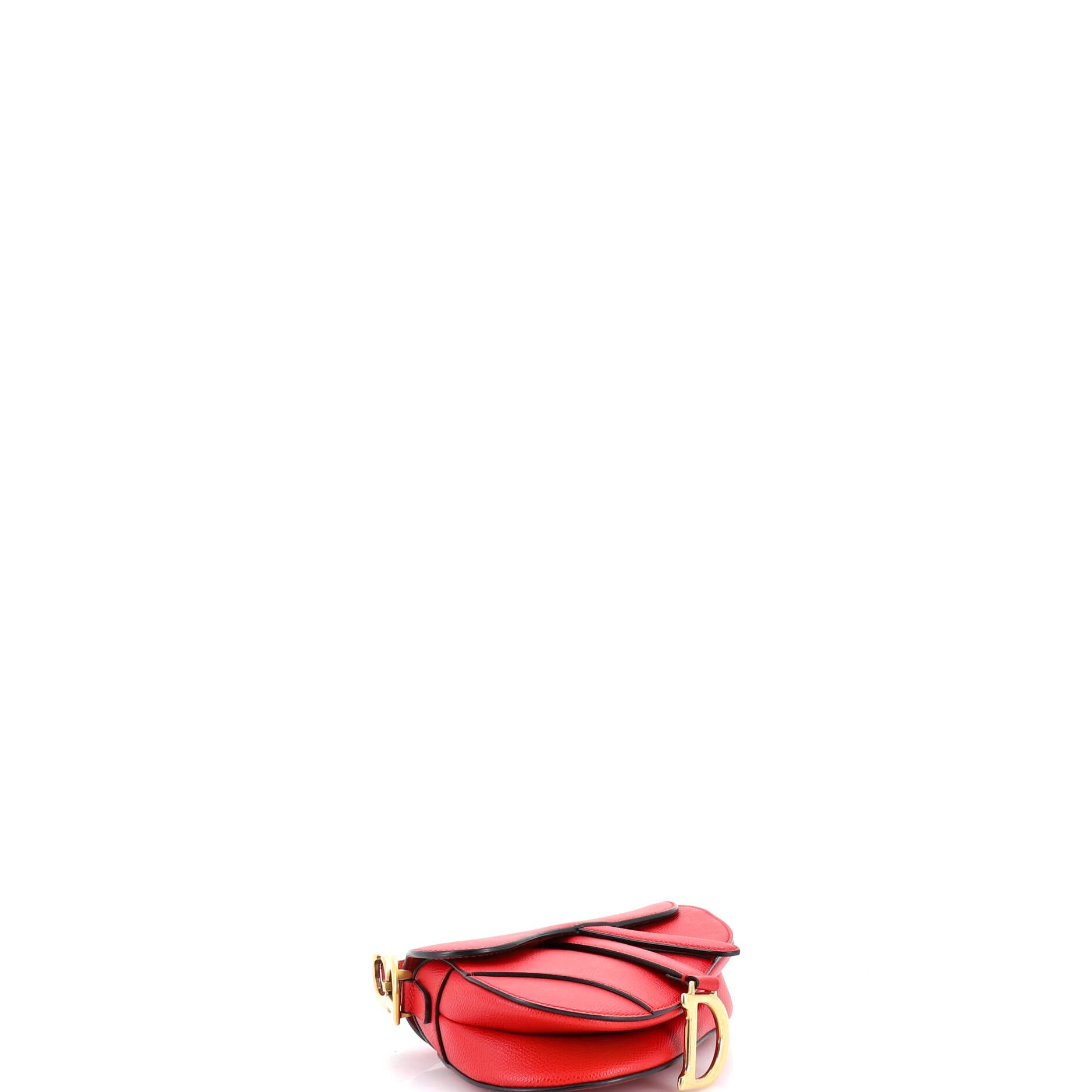 Saddle Handbag Leather Mini