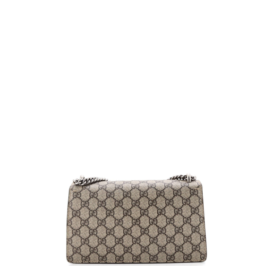 Dionysus Bag GG Coated Canvas with Crystal Embellished Metal Small