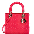 Lady Dior Bag Cannage Quilt Lambskin Medium