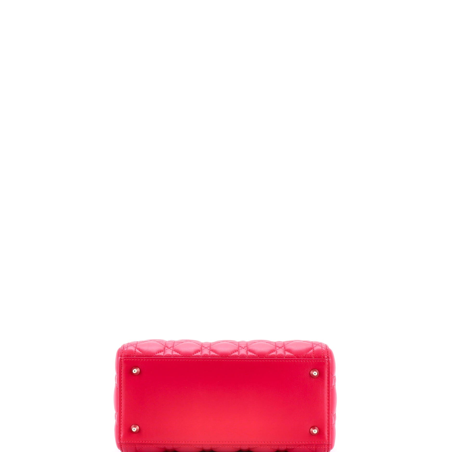 Lady Dior Bag Cannage Quilt Lambskin Medium