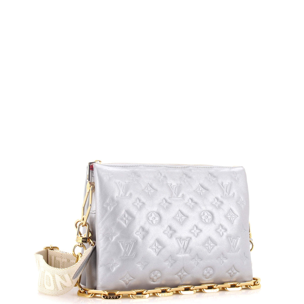 Coussin Bag Monogram Embossed Lambskin PM