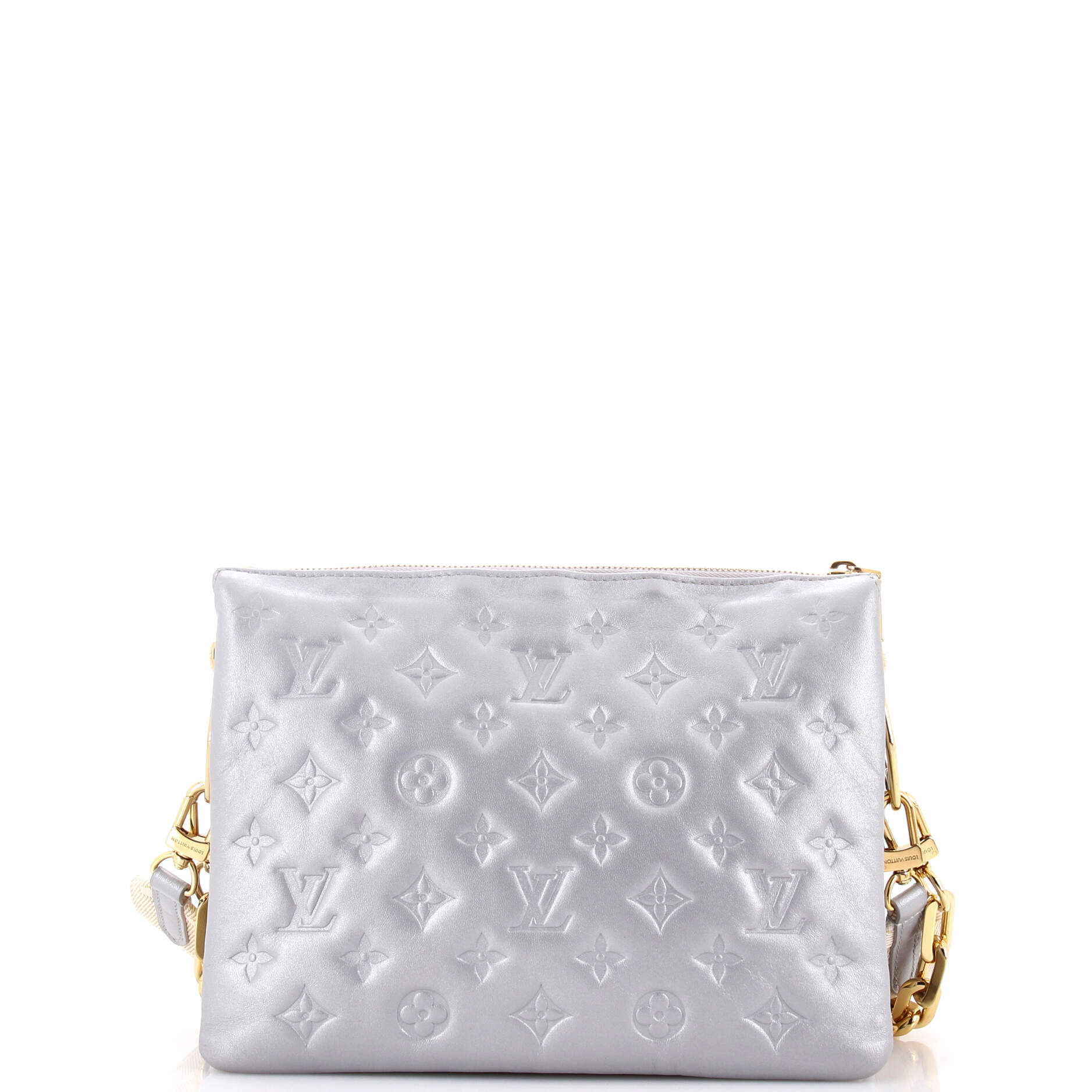 Coussin Bag Monogram Embossed Lambskin PM