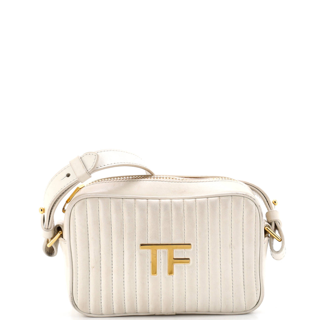 TF Camera Bag Vertical Quilted Leather
