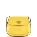 Cleo Flap Shoulder Bag Spazzolato Leather Small