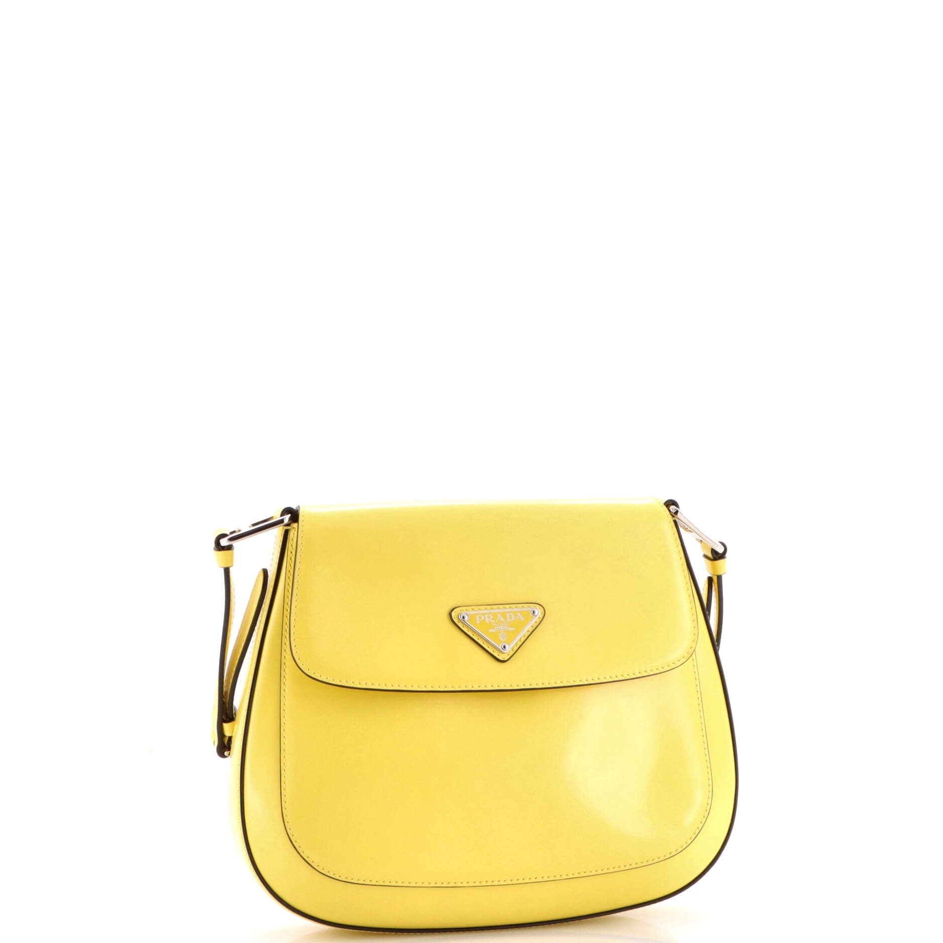 Cleo Flap Shoulder Bag Spazzolato Leather Small