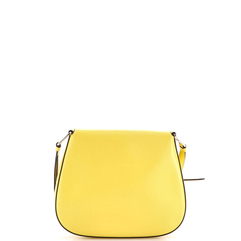 Cleo Flap Shoulder Bag Spazzolato Leather Small