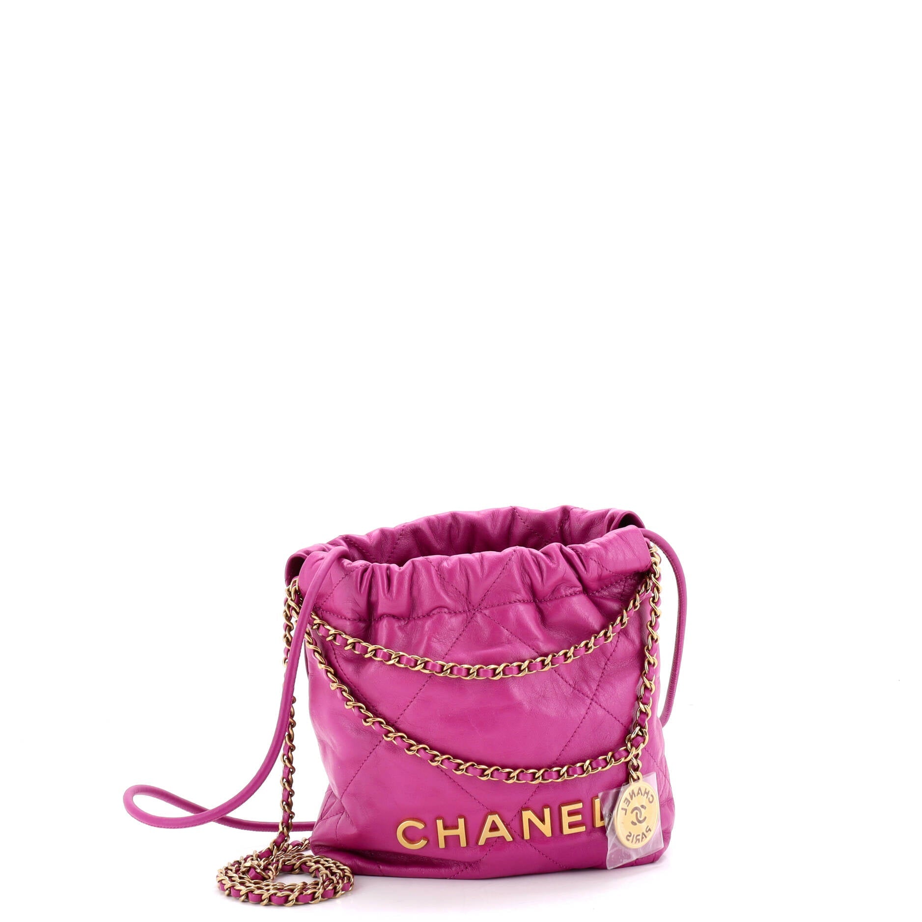 22 Chain Hobo Quilted Calfskin Mini