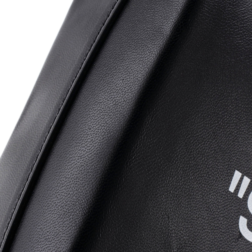 Block Pouch Shoulder Bag Printed Leather
