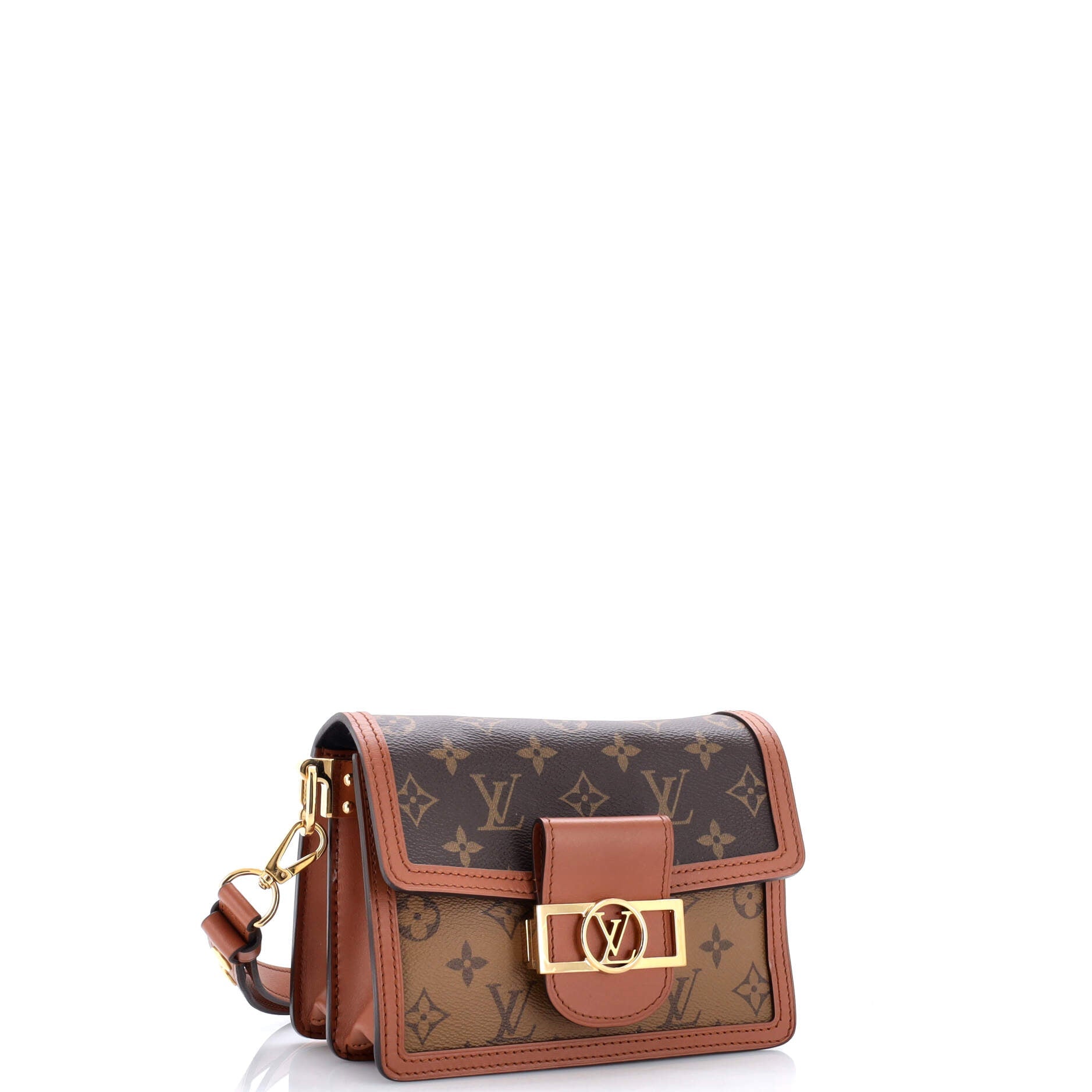Dauphine Shoulder Bag Reverse Monogram Canvas Mini