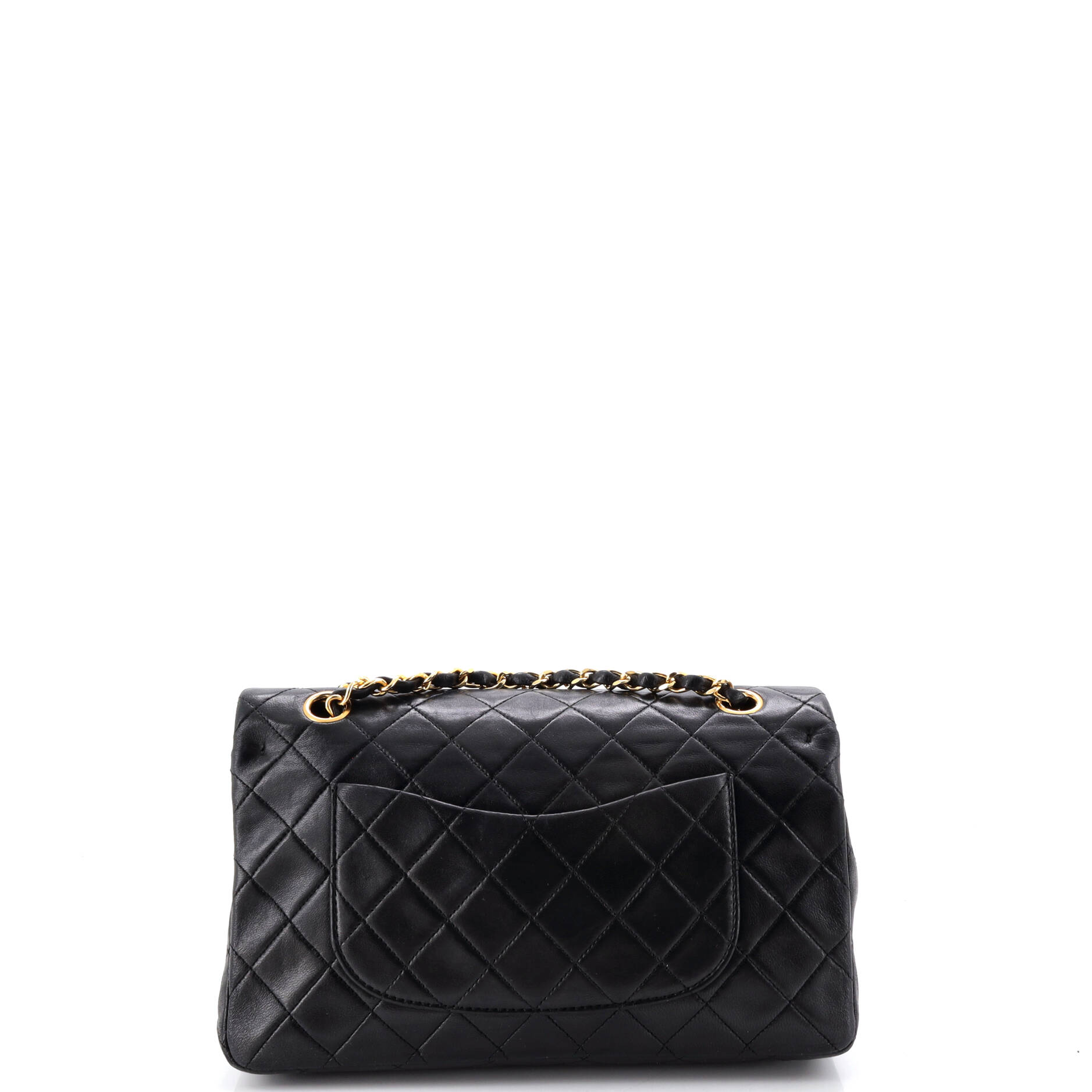 Vintage Classic Double Flap Bag Quilted Lambskin Medium