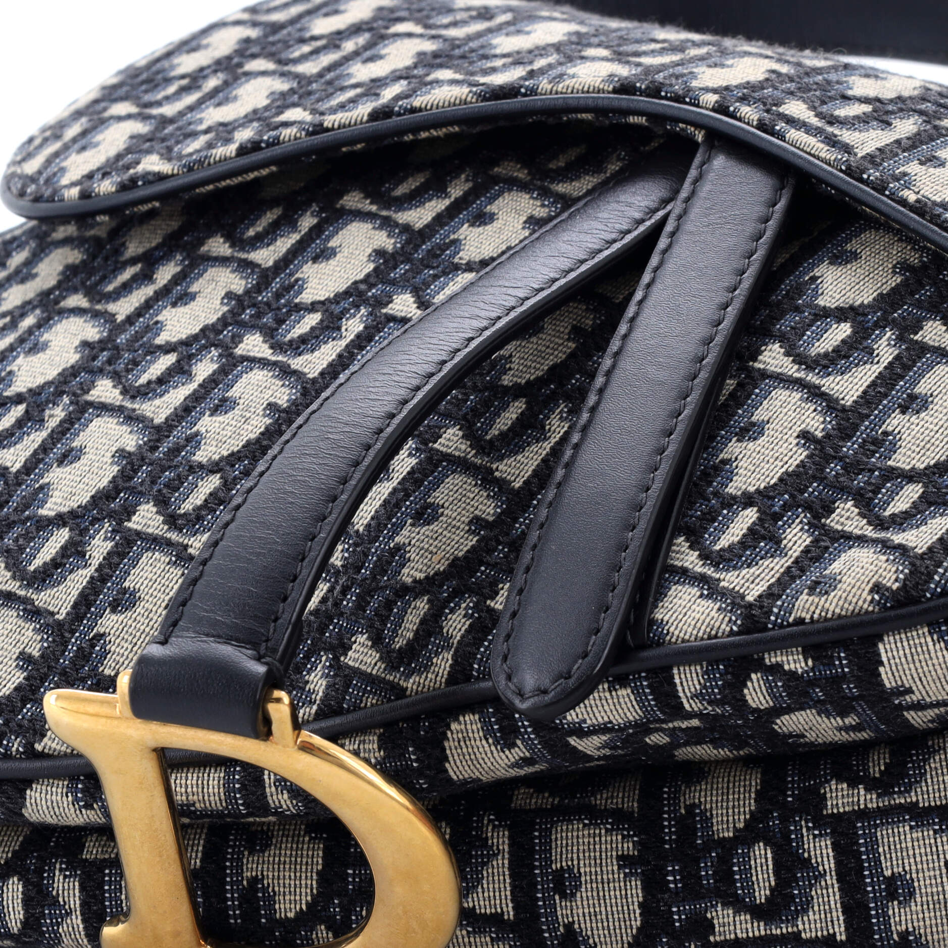 Saddle Handbag Oblique Canvas Medium