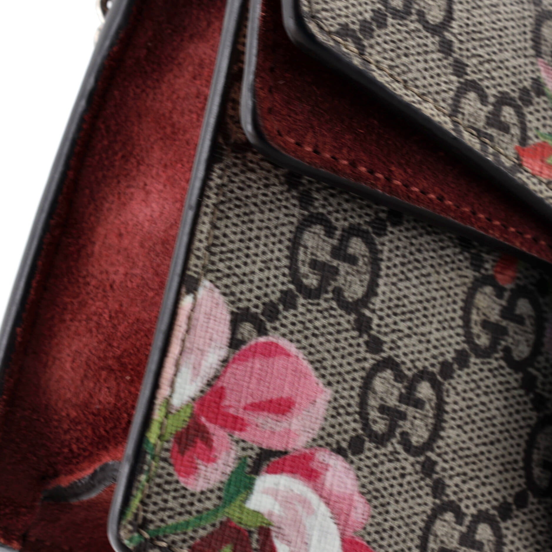 Dionysus Bag Blooms Print GG Coated Canvas Super Mini