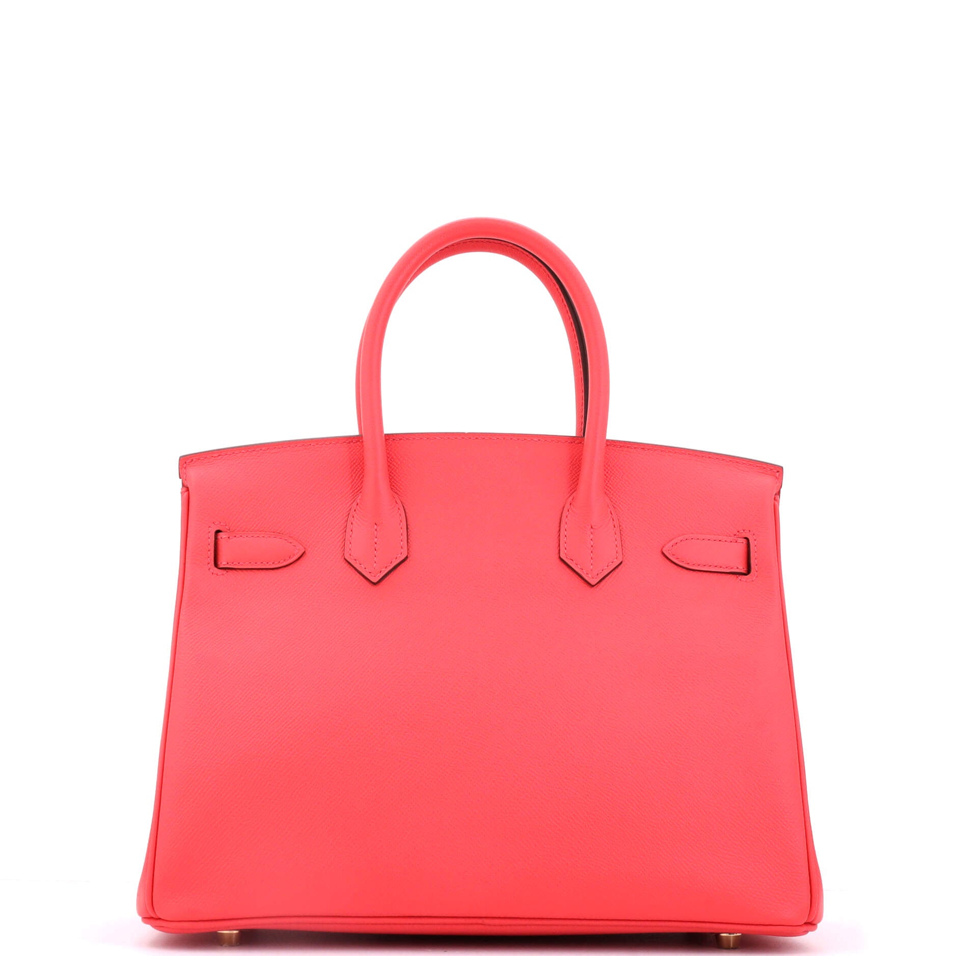 Birkin Handbag Rouge Pivoine Epsom with Gold Hardware 30