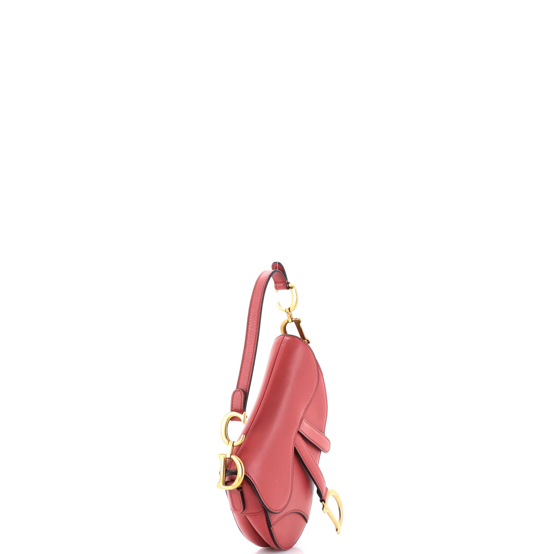 Saddle Handbag Leather Mini