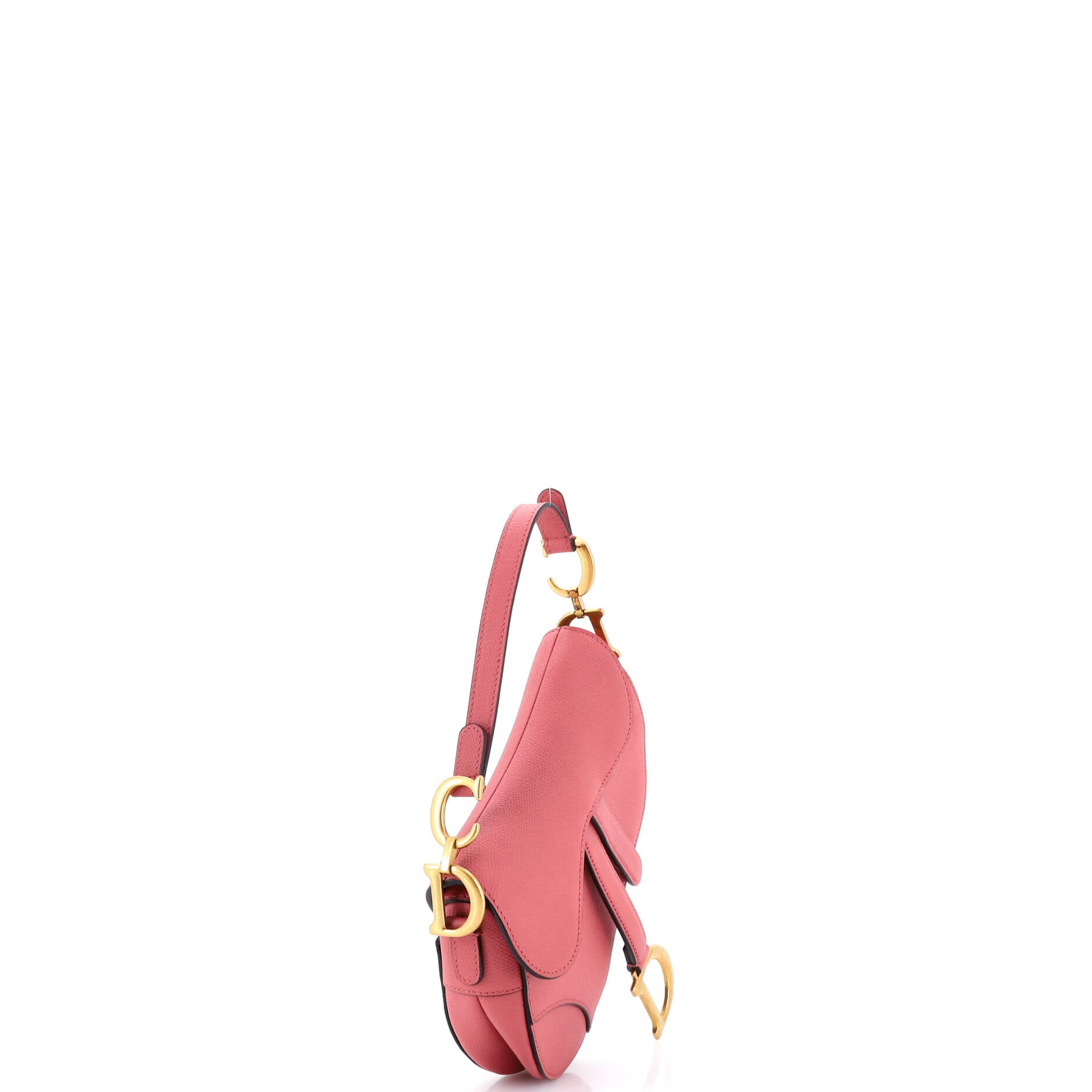 Saddle Handbag Leather Mini