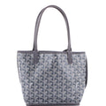 Anjou Reversible Tote Coated Canvas Mini