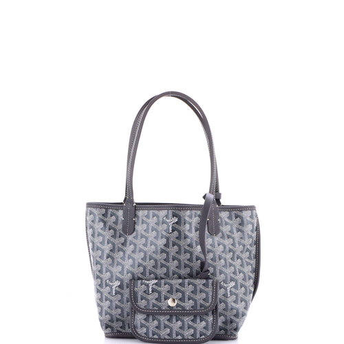 Anjou Reversible Tote Coated Canvas Mini