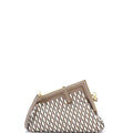 First Bag Woven Leather Small
