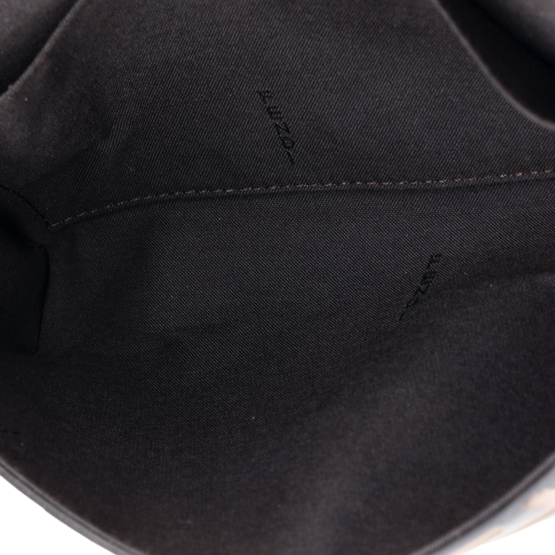 F is Fendi Envelope Clutch on Chain Zucca Embossed Leather