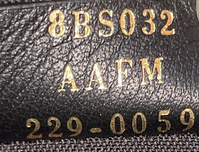 F is Fendi Envelope Clutch on Chain Zucca Embossed Leather
