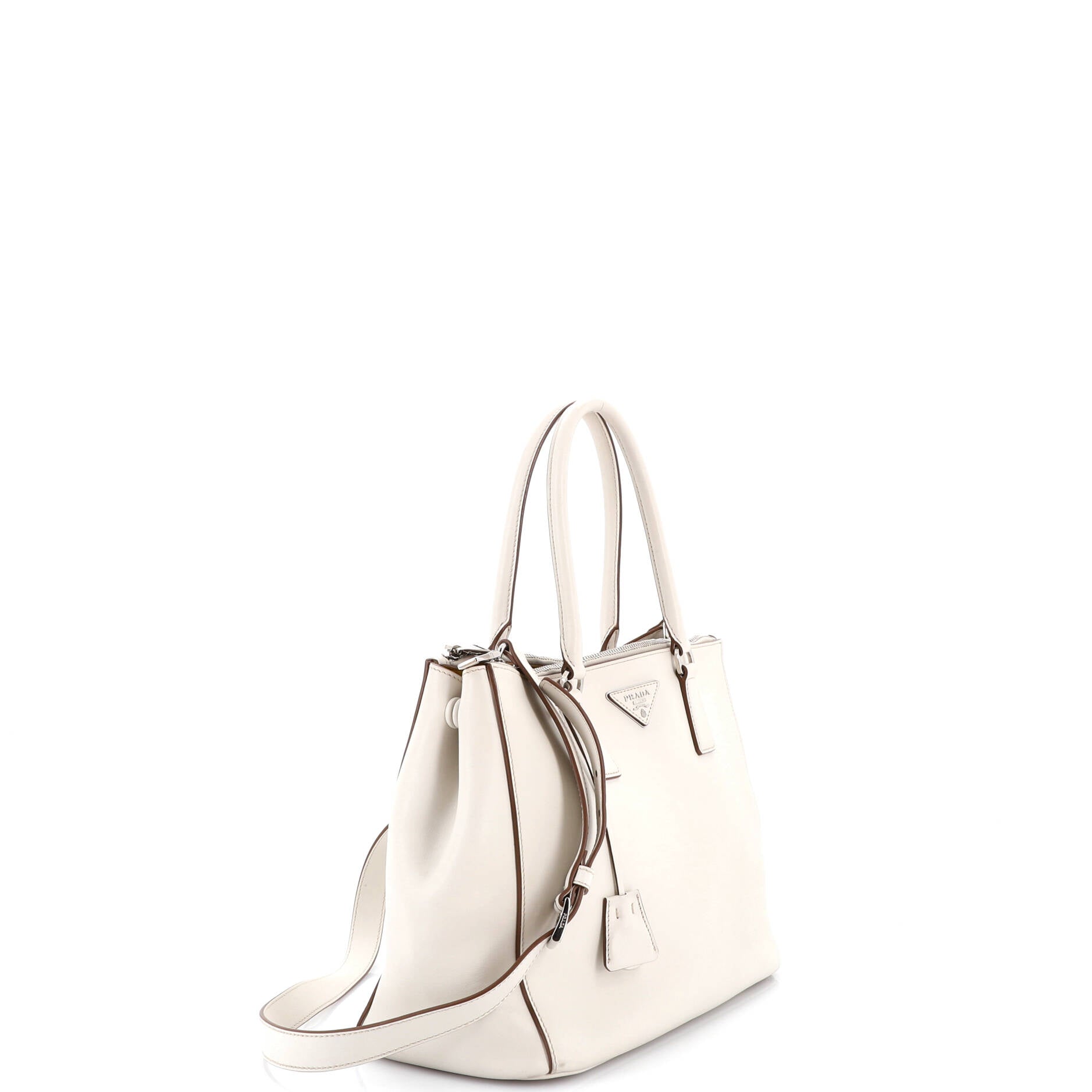 Galleria Double Zip Tote Leather Medium