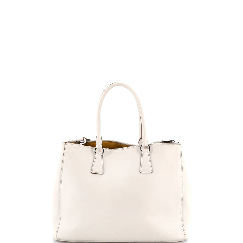 Galleria Double Zip Tote Leather Medium