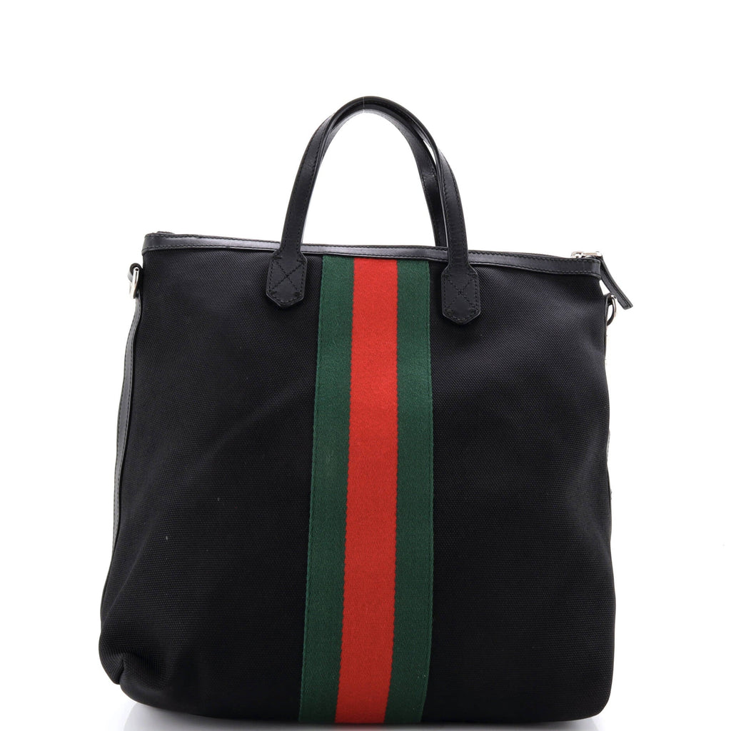 Web Zip Tote Techno Canvas Medium