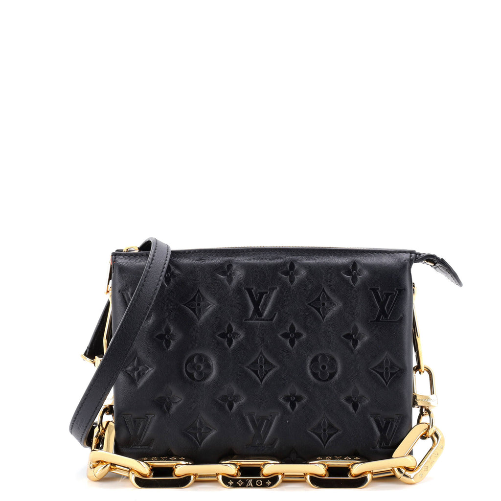 Coussin Bag Monogram Embossed Lambskin BB