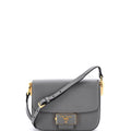 Embleme Flap Bag Saffiano Leather Small