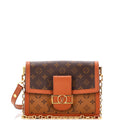 Dauphine Shoulder Bag Reverse Monogram Canvas MM