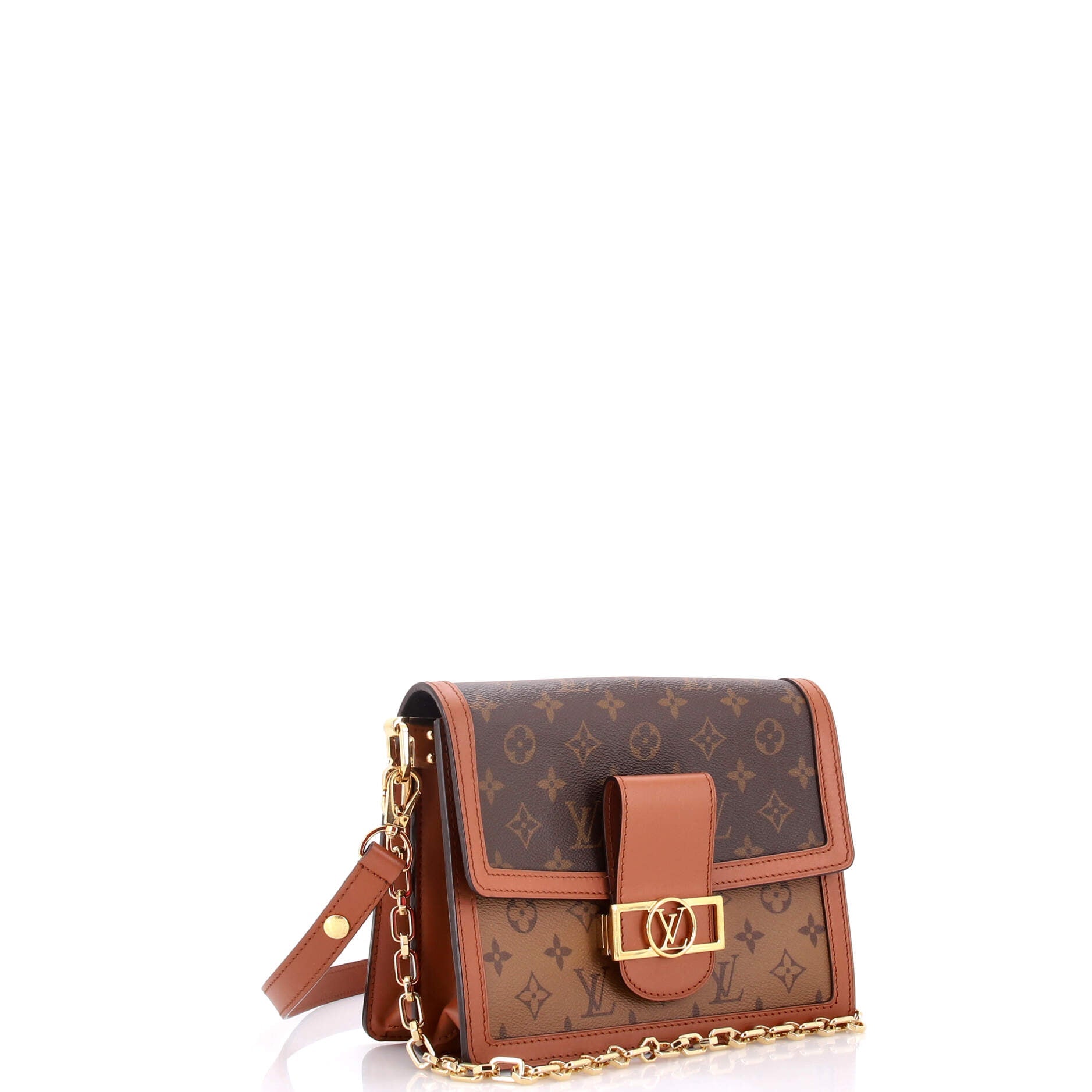 Dauphine Shoulder Bag Reverse Monogram Canvas MM